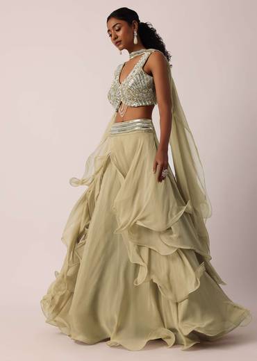 beige hand embellished lehenga set-sg193289 1