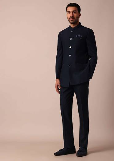 Royal Blue Bandhgala Jodhpuri Suit