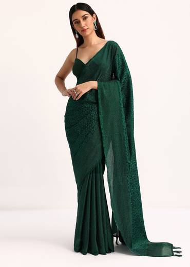 dark green tissue saree with thread and stone embroidery-sg214662 19 12829d24-d920-4e66-abc2-9d06857f08b2