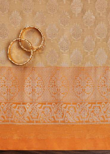 orange-beige-banarasi-silk-unstitched-suit-set-with-woven-detailing-sg237253-1