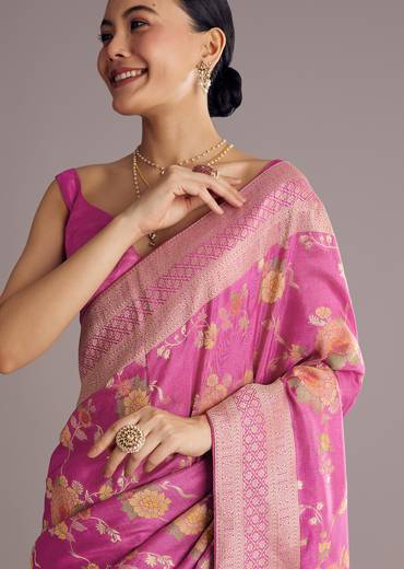 onion-pink-dola-silk-saree-with-multicolor-floral-jaal-weave-sg311840-5