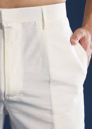 Emerald Heritage Match – Zardosi Threadwork Kurta Palazzo Set For Her And Green Embellished Kurta Set For Him