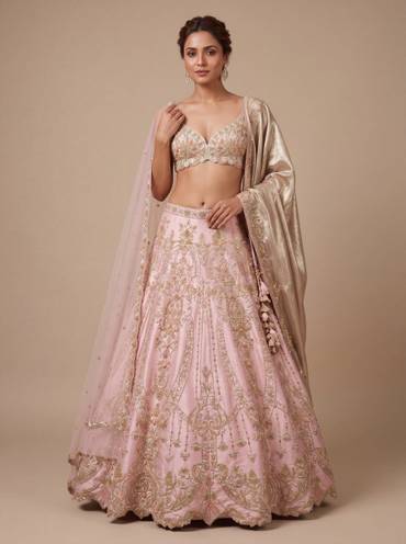 Flamingo Pink Bridal Lehenga With Soft Fairytale Charm