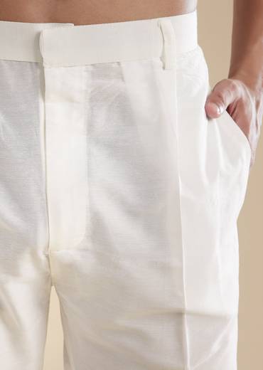 Wine Red Silk Kurta Set With Thread Resham Work