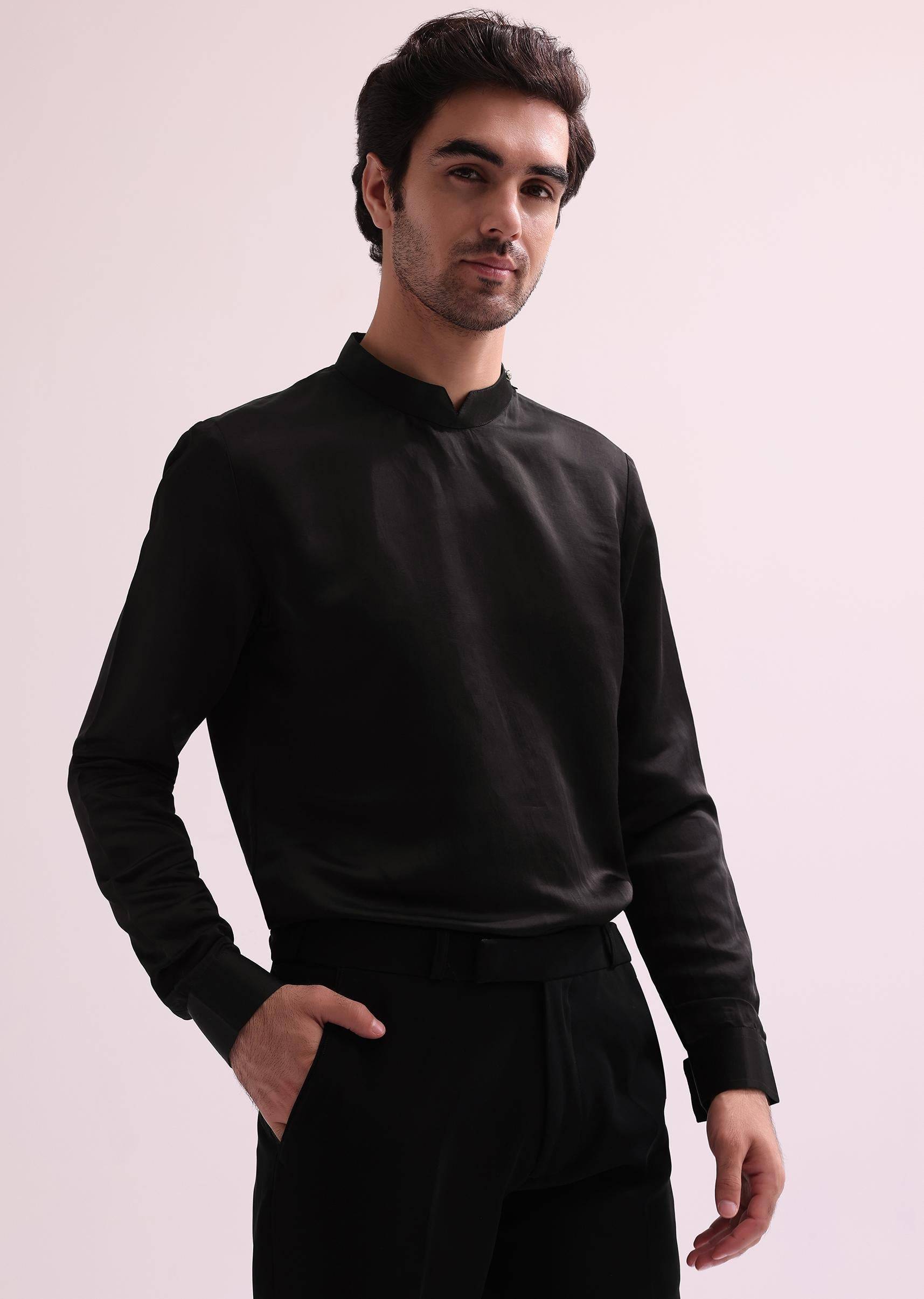 black chain embellished jack-sg227133 9