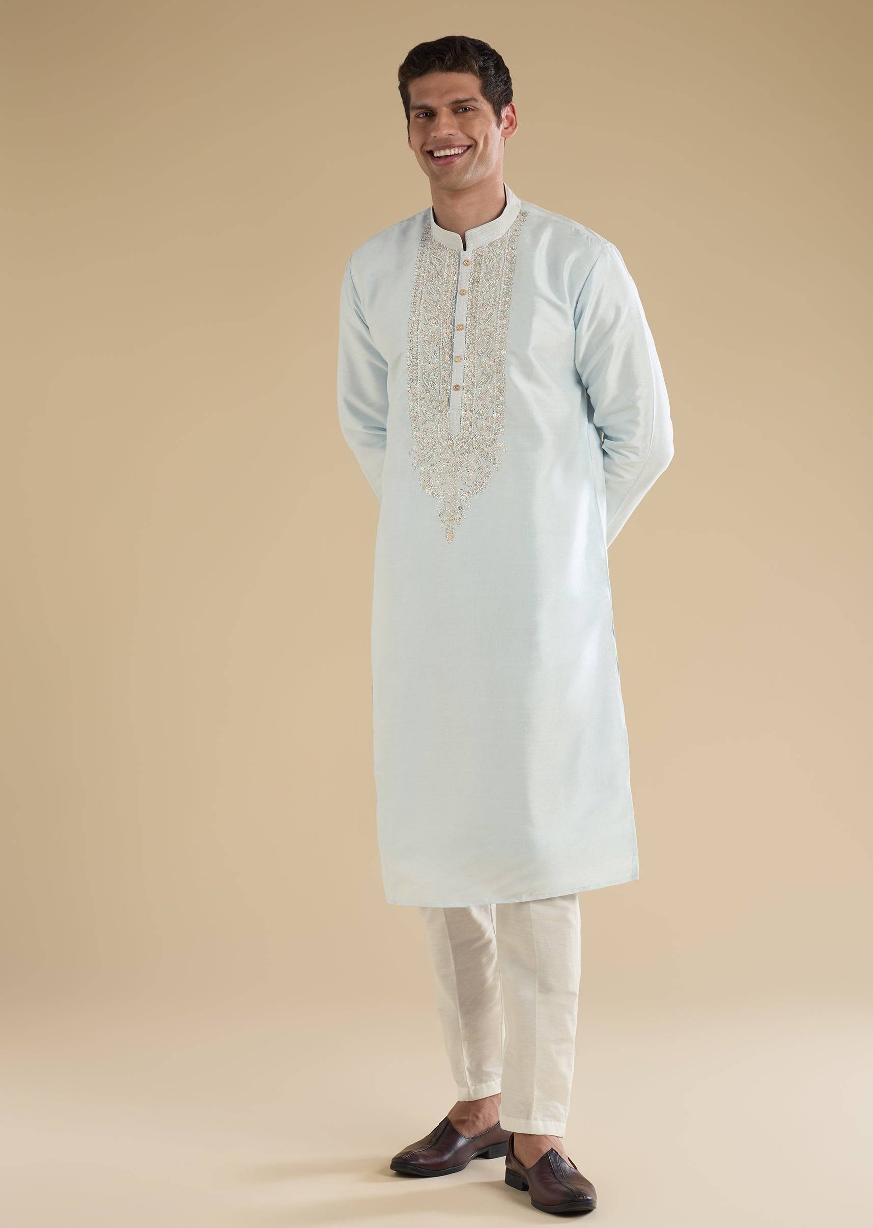 blue-embellished-kurta-set-sg365127-4 7e04e3a7-7e70-4db9-b2aa-5dec5fe0d7f3