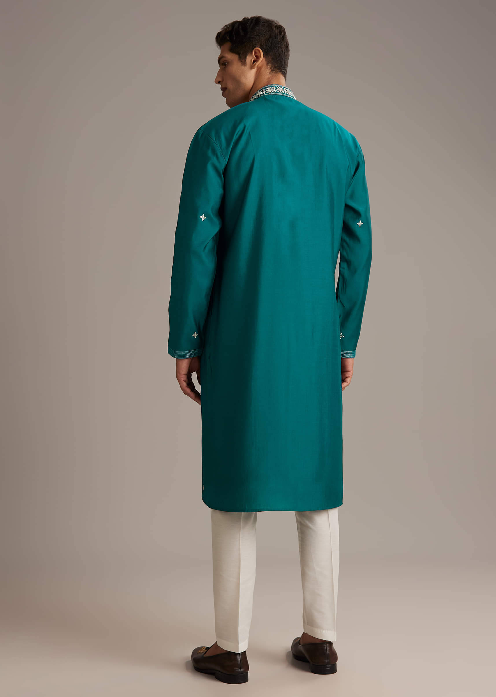 blue-silk-kurta-set-for-men-with-mirror-and-thread-work-sg359972-5
