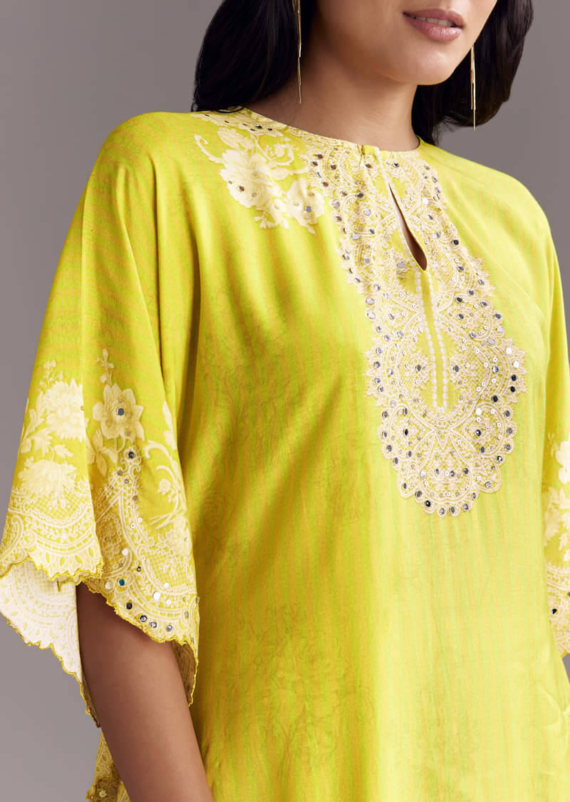 green-printed-co-ord-set-with-mirror-work-sg325757-2