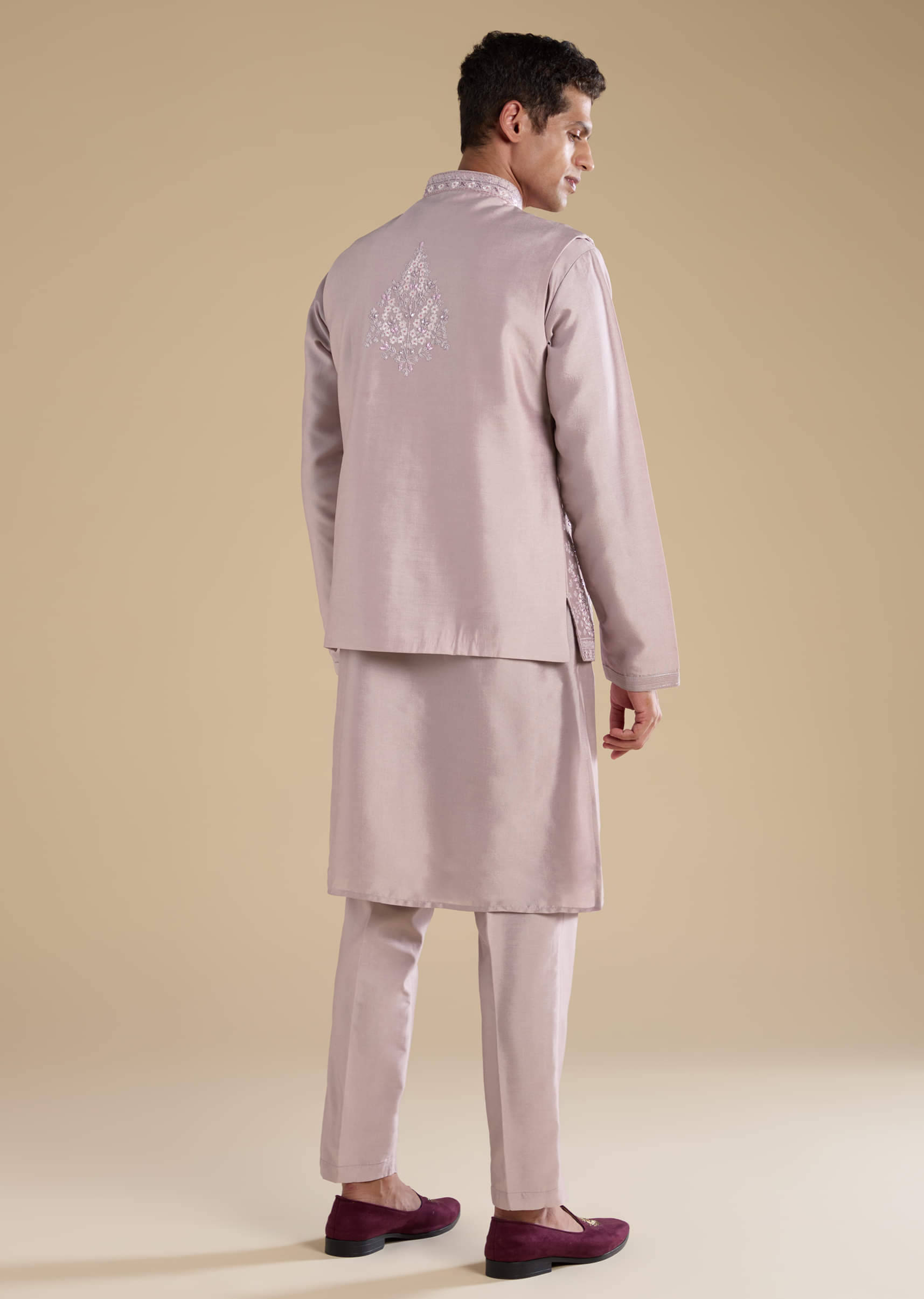 lilac-silk-jacket-kurta-set-with-mirror-work-sg330422-5