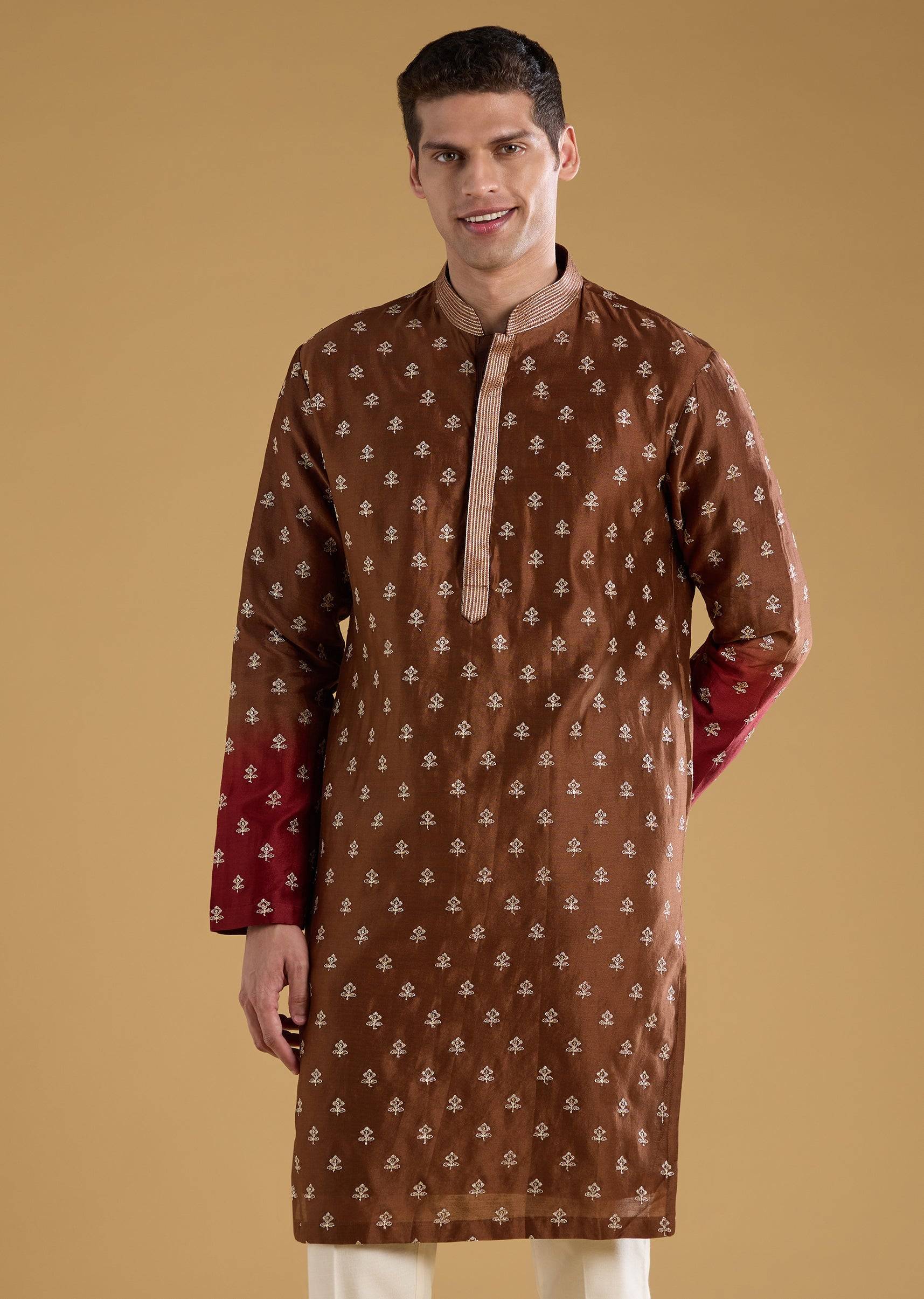 maroon-silk-thread-embroidered-jacket-and-kurta-set-sg367759-6 ff61b0a9-8cb2-45f4-84af-9aeb07a4aed7