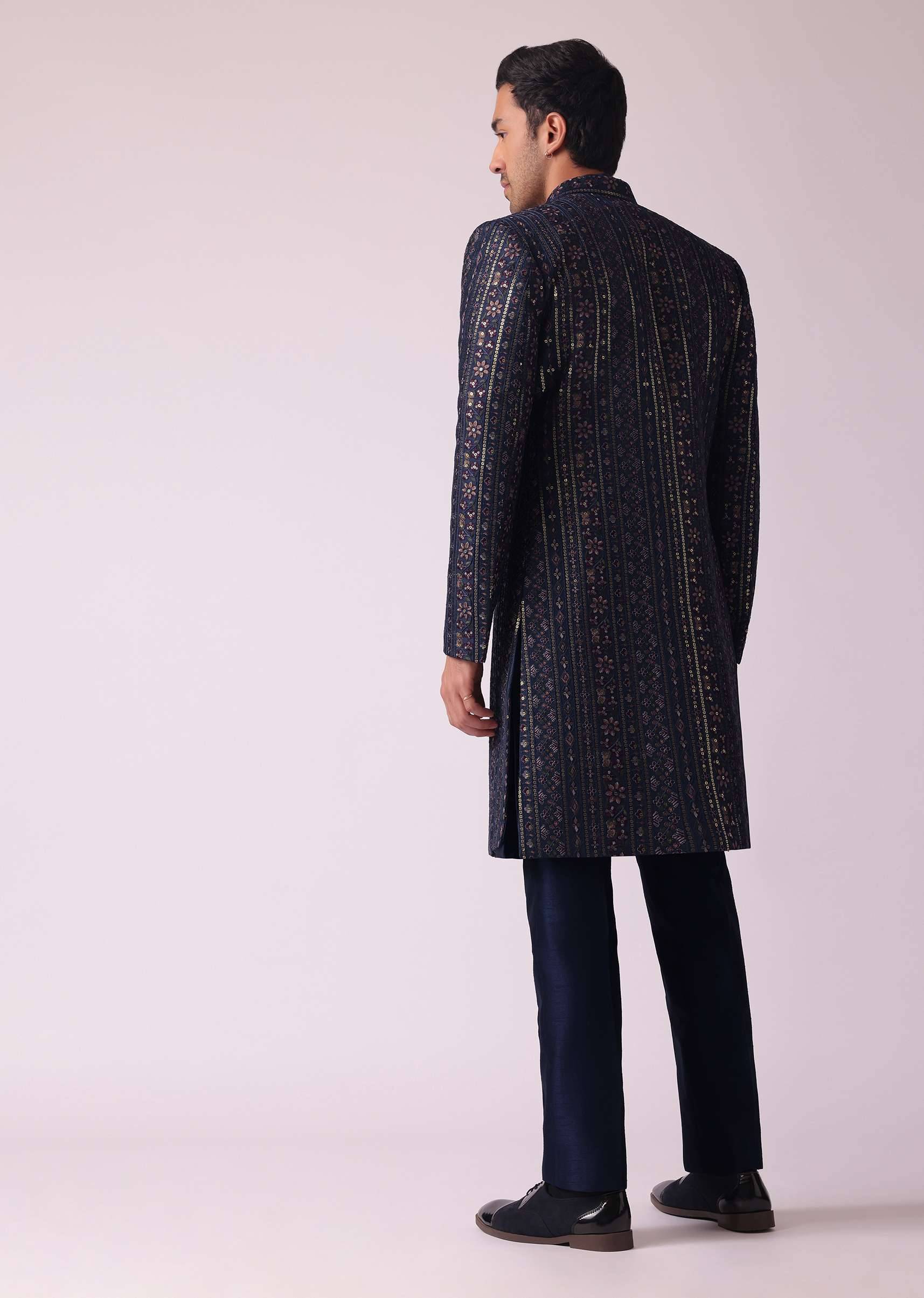 navy blue indowestern-sg171432 4