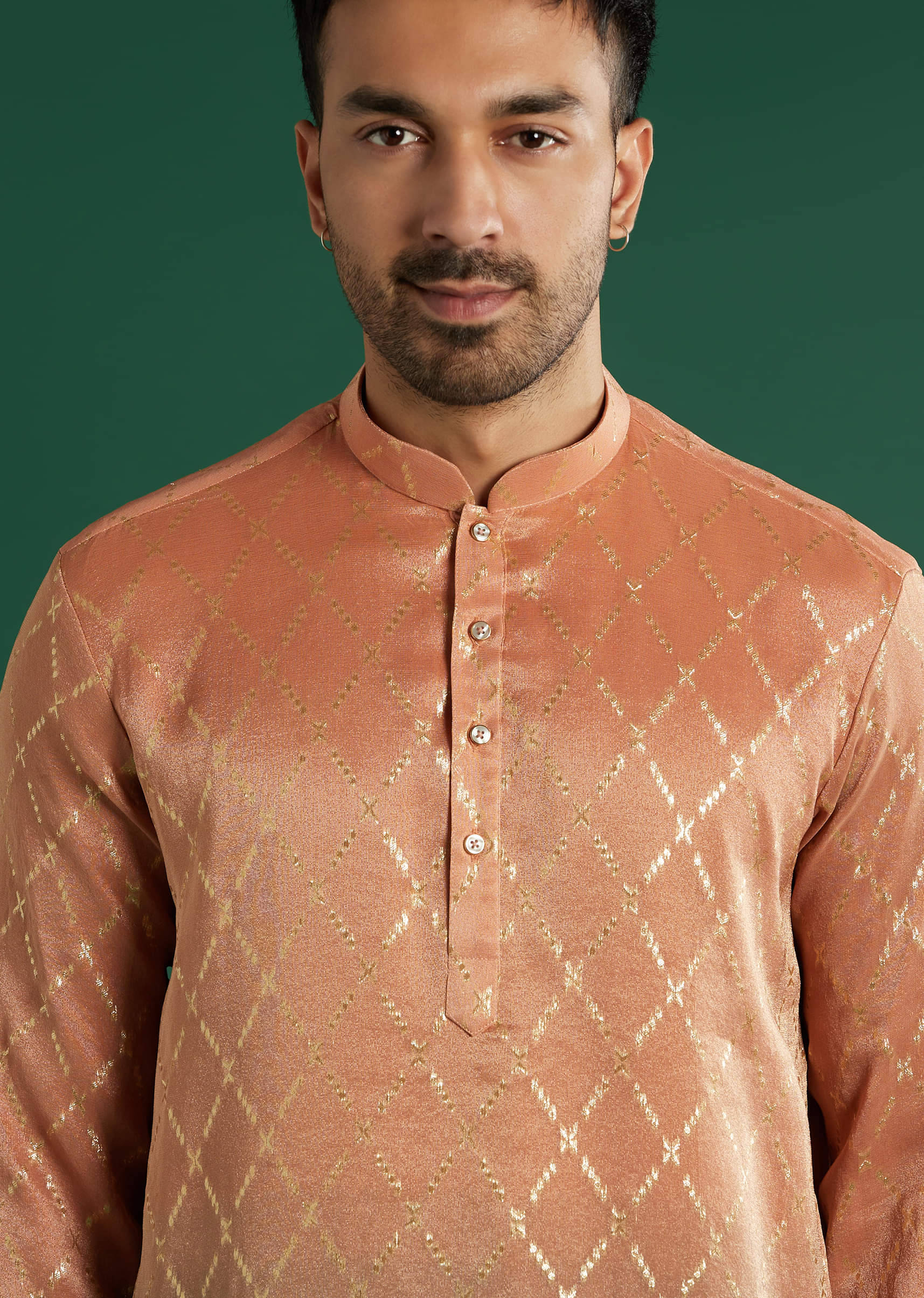 orange-ombre-silk-kurta-set-for-men-with-diamond-pattern-sg332668-2 d0d4cab2-ecef-4ca9-bf2b-63d8cc2eb03a