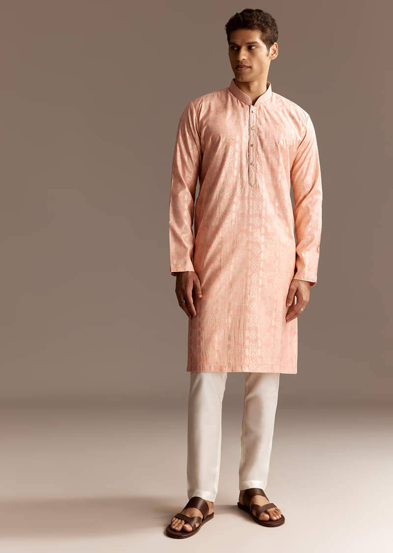 peach-chanderi-kurta-set-sg323976-2