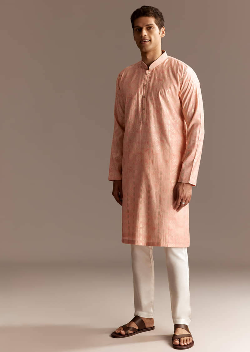 peach-chanderi-kurta-set-sg323976-4