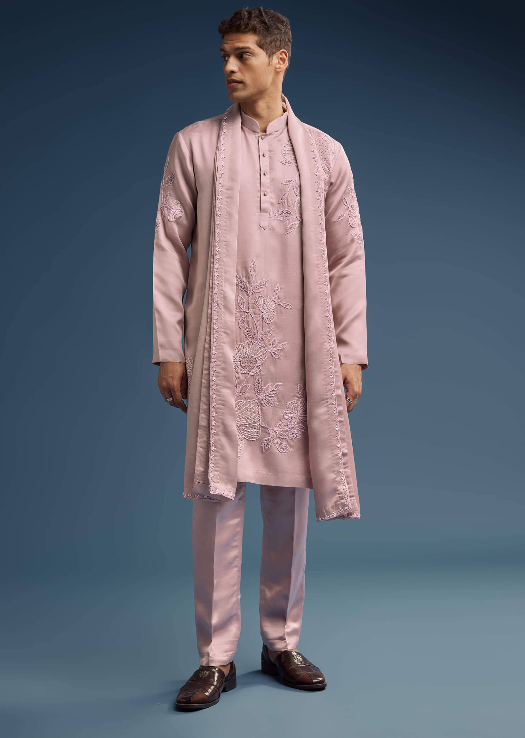 pink-silk-kurta-set-for-men-with-hand-done-thread-work-sg321916-3