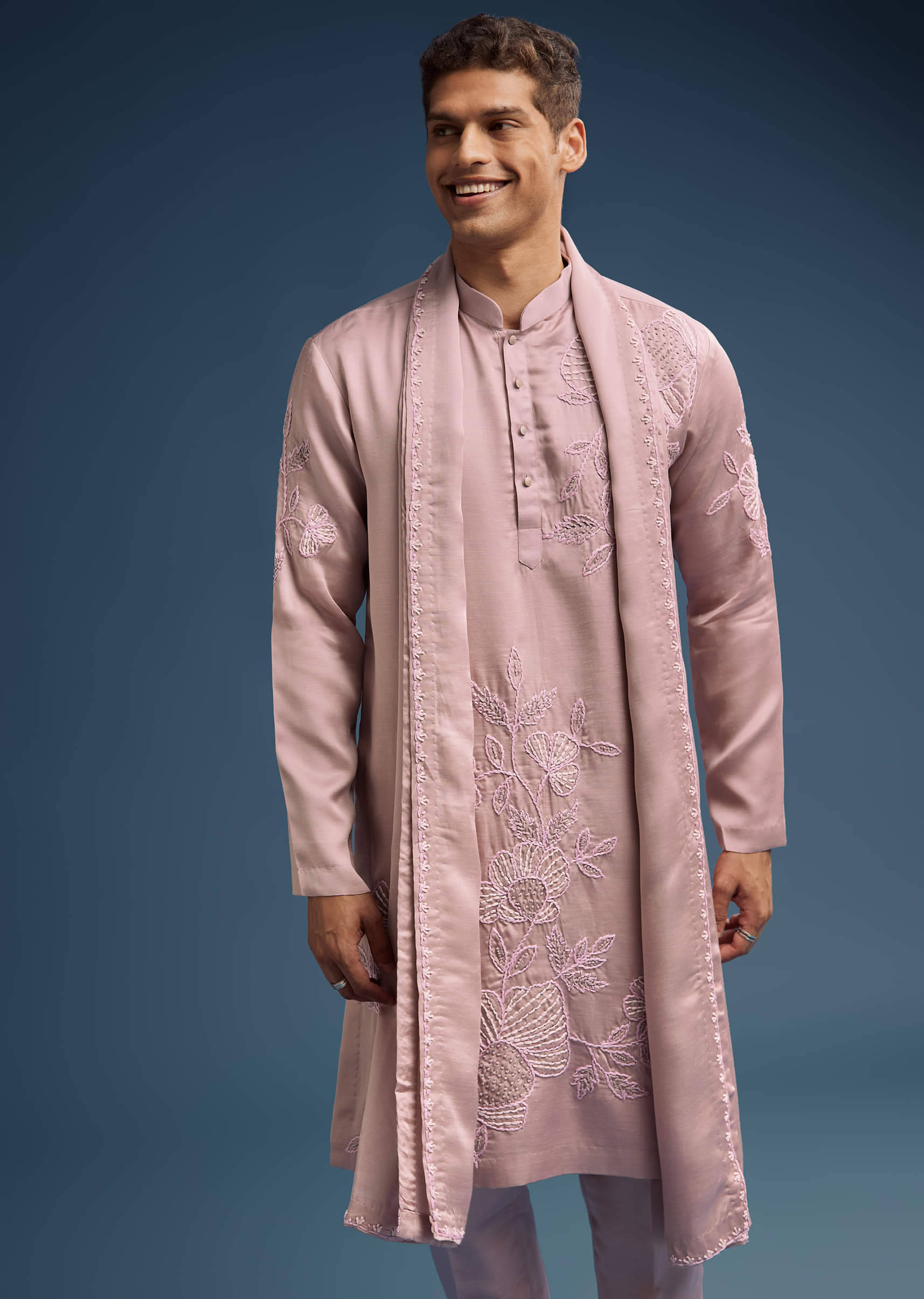 pink-silk-kurta-set-for-men-with-hand-done-thread-work-sg321916-4