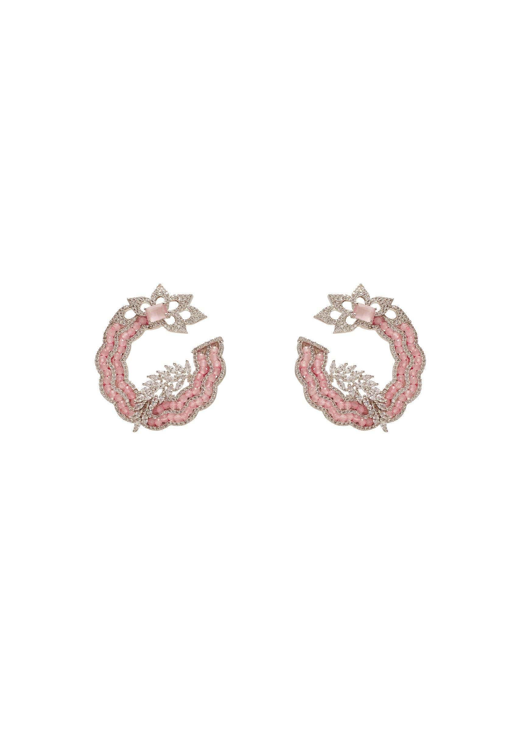 Pink Statement Earrings