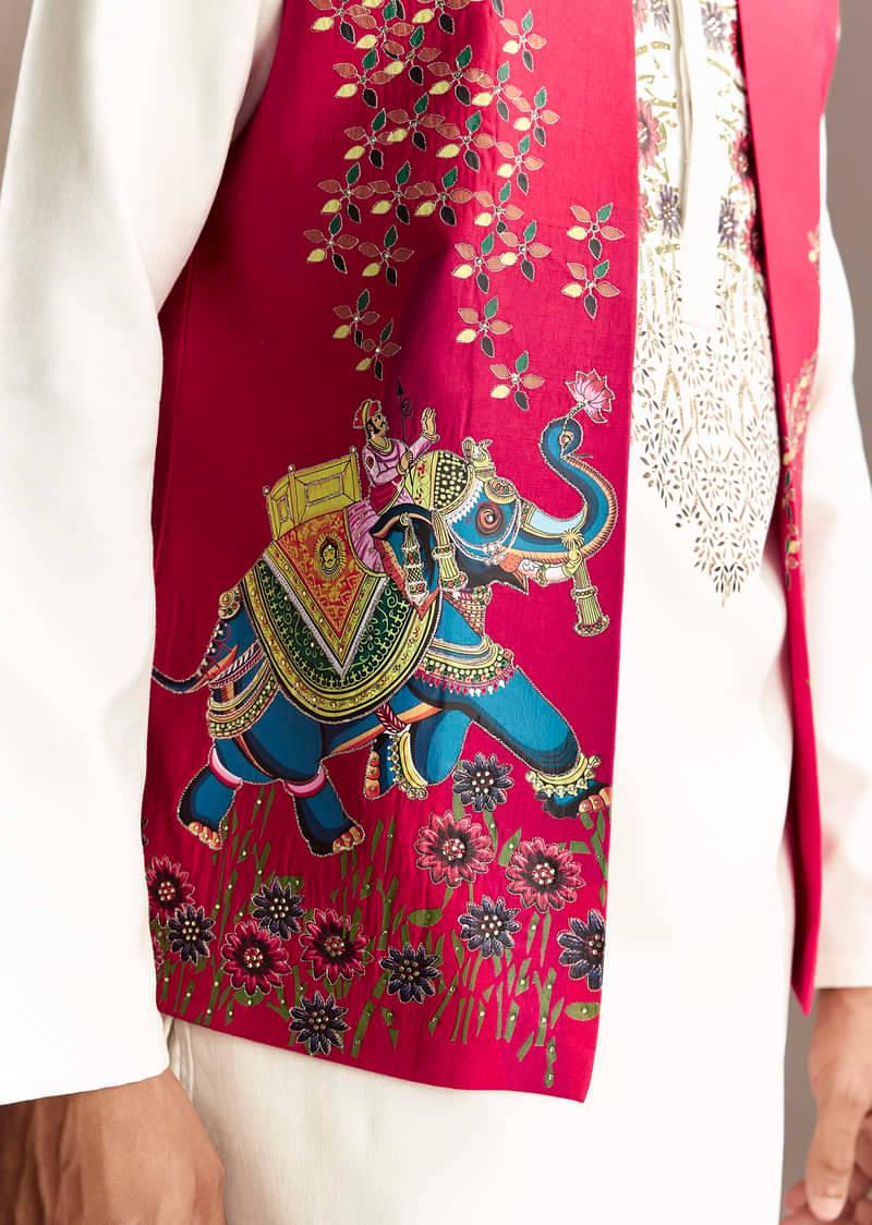 red-cutwork-kurta-jacket-set-sg335708-3