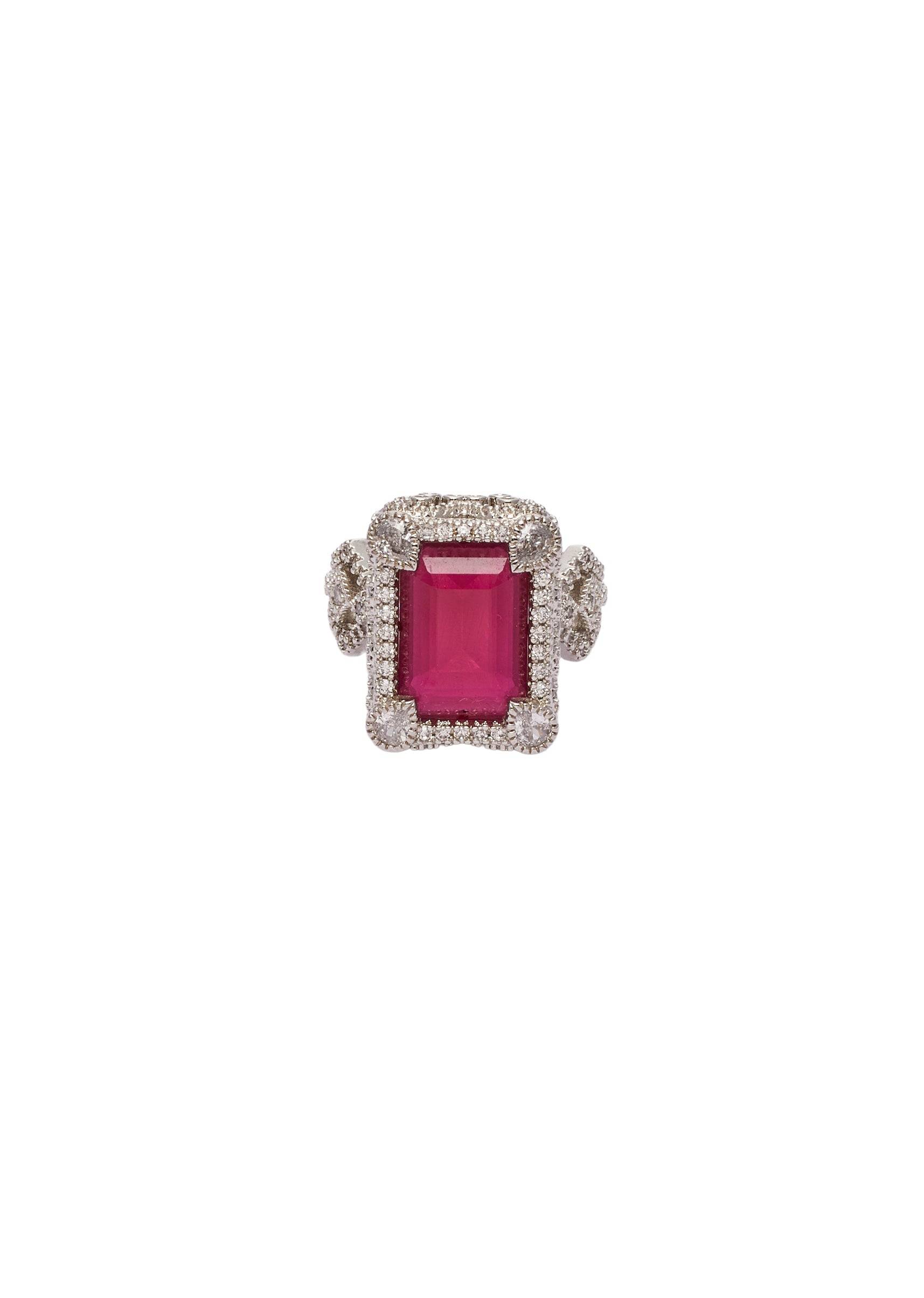 Ruby Stone Statement Ring