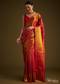 Red Kanjivaram Silk Saree With Golden Zari Detailing