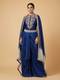 Blue Embellished CapeSet