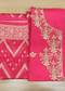 Candy Pink Geometric Pattern Suit