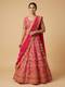 Coral Print Lehenga