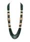 Green Beaded Rectangular Kundan Layered Mala