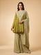 Green Embroidered Kaftan Set