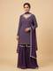Lavender Cloud Sharara Set