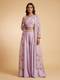 Lavender Embroidered Jacket Set