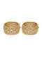 Layered Moissanite Polki Bangle Set