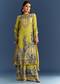 Light Lime Green Cotton Muslin Kurta Palazzo Suit With Chinon Dupatta