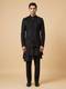 Midnight Black Jacket Kurta Set