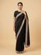 Midnight Black Saree