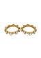 Moissanite Polki Bangle Set With Rectangular Motifs