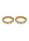 Moissanite Polki Stone Bangle Set