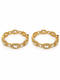 Oval Moissanite Polki Bangle Set