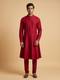 Red Celebration Kurta Set