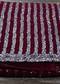 Ruby Wine Striped Designer Suit