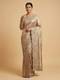 Rust Charm Embroidered Saree