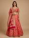 Rust Glow Handloom Lehenga