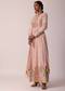 Pink Anarkali Set With Mirror Work Embroidery