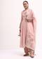 Pink Silk Anarkali Set In Gotta Work