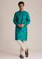 Bottle Green Printed Kurta Set