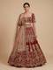 Rani Pheras Bridal Lehenga With Intricate Threadwork Flared Silhouette