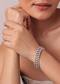 Silver Finish Linear Bangles Set of 4