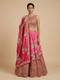 Soft Pink Print Lehenga