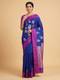 Violet Elegant Drape Handloom Saree
