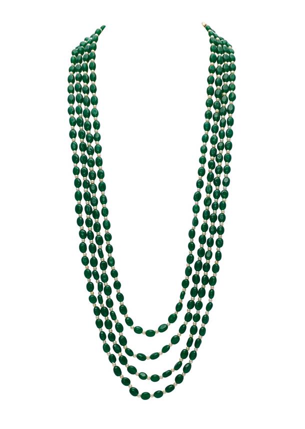 Emerald Green Multi Layered Necklace